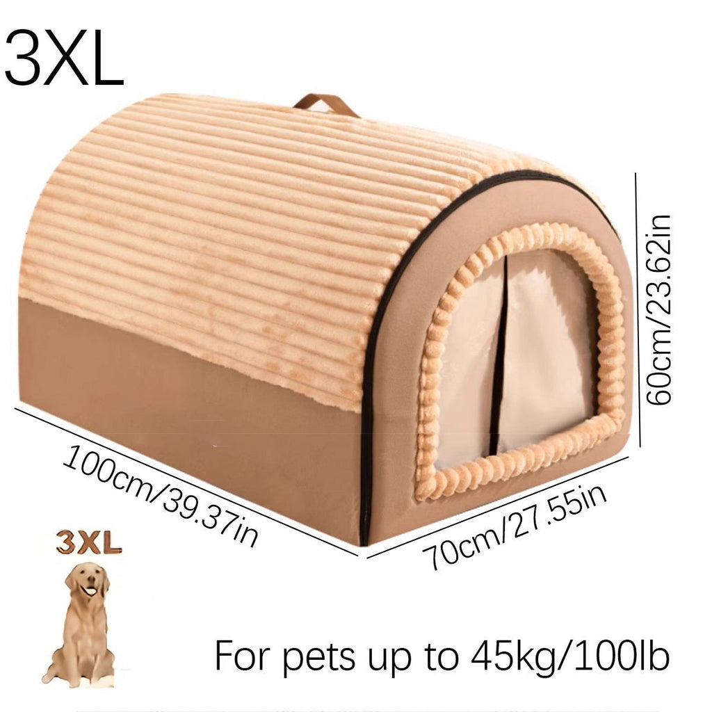Niche pour animaux de compagnie toutes saisons (petits à grands)