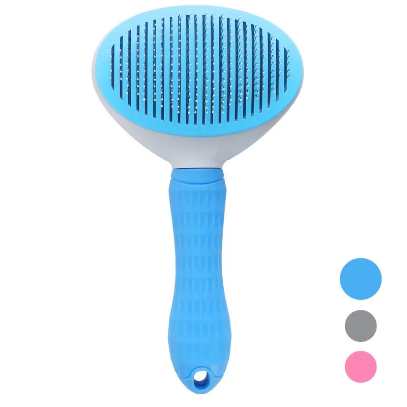 Pet Dog Brush Cat Comb Self Cleaning Pet Hair Remover Brush for Dogs Cats Grooming Tools Pets Dematting Comb Dogs Accessories